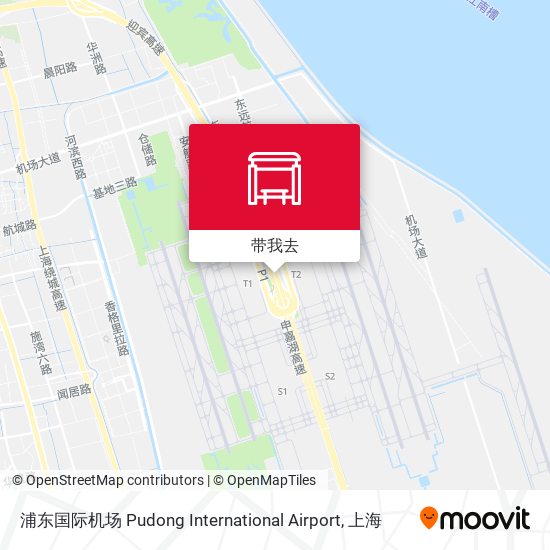 浦东国际机场 Pudong International Airport地图