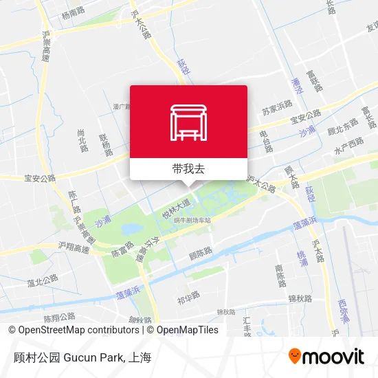 顾村公园 Gucun Park地图