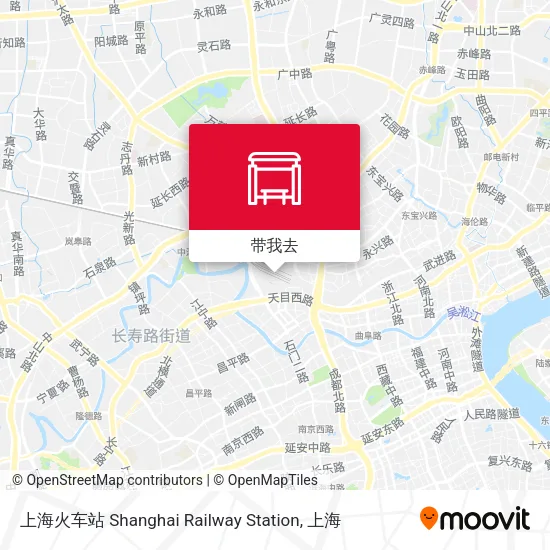 上海火车站 Shanghai Railway Station地图