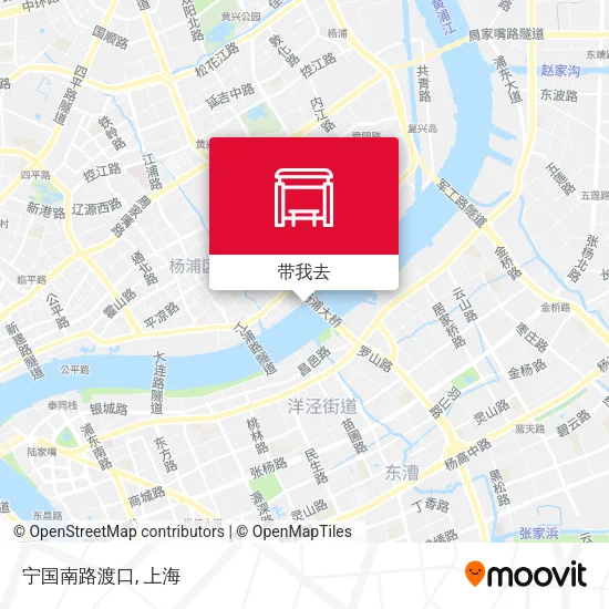宁国南路渡口地图