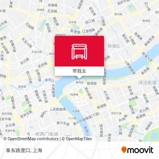 泰东路渡口地图