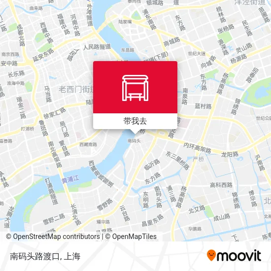 南码头路渡口地图