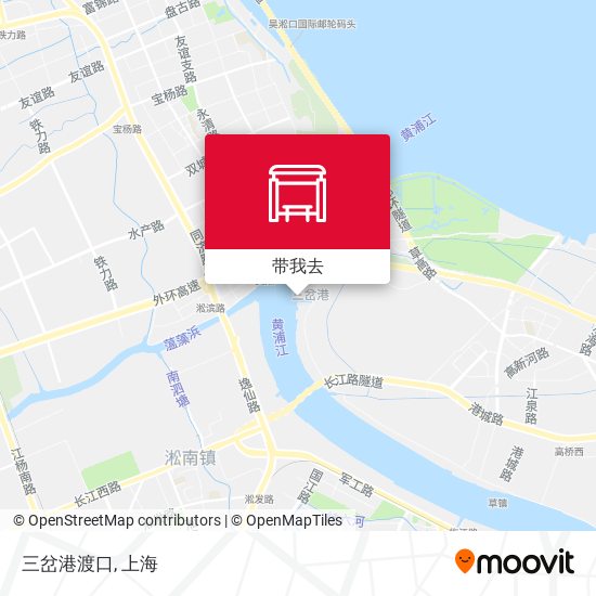 三岔港渡口地图