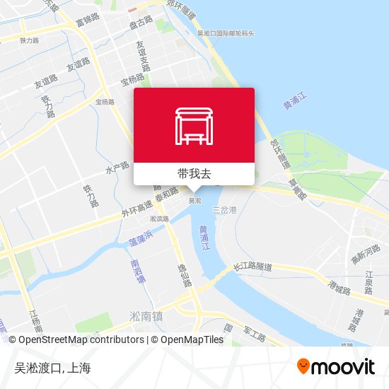 吴淞渡口地图