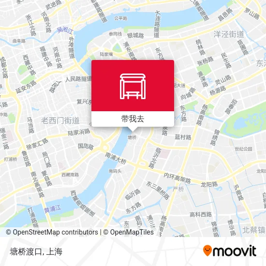 塘桥渡口地图