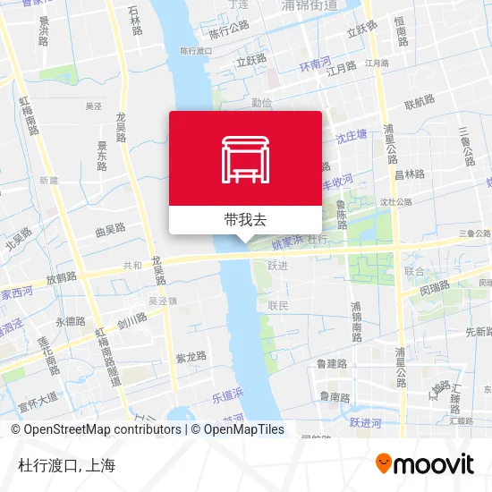 杜行渡口地图