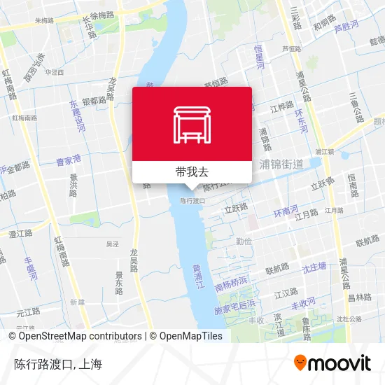陈行路渡口地图