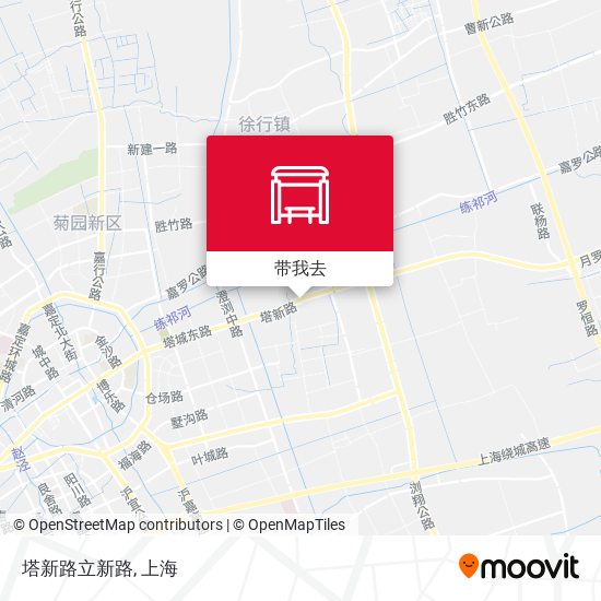 塔新路立新路地图