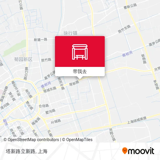 塔新路立新路地图
