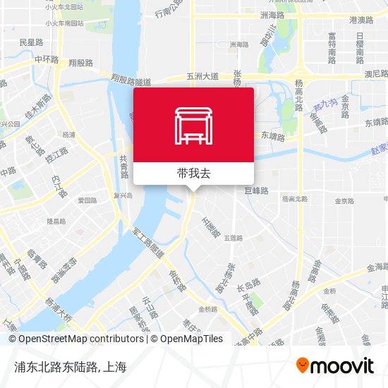 浦东北路东陆路地图