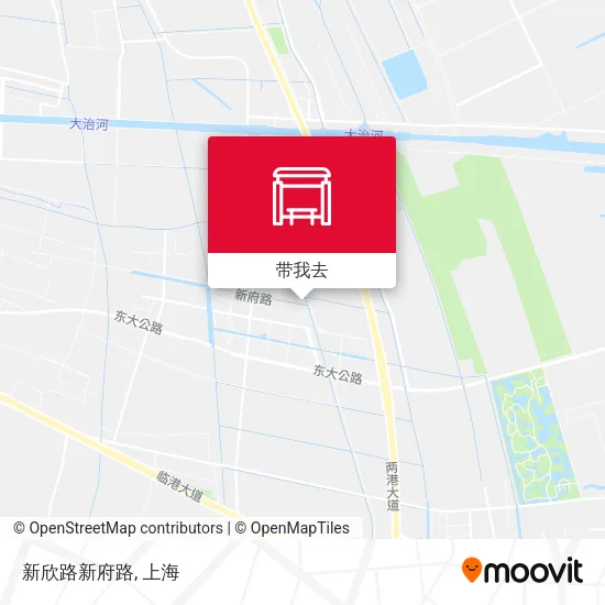 新欣路新府路地图