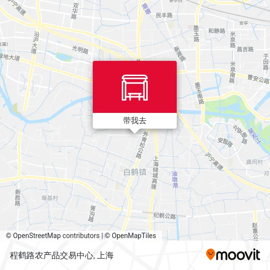 程鹤路农产品交易中心地图