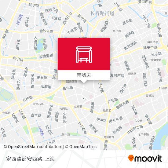 定西路延安西路地图