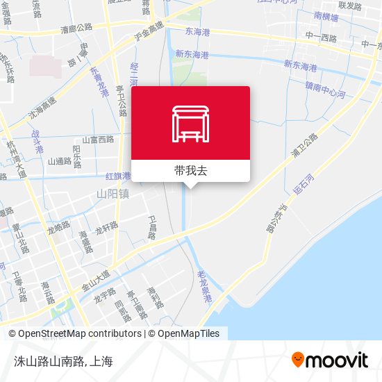 洙山路山南路地图