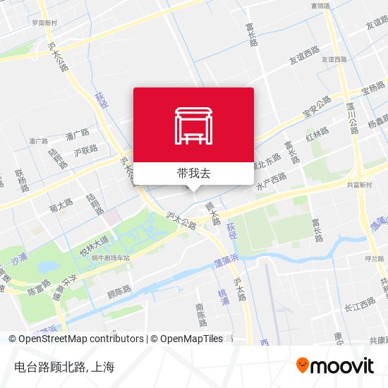 电台路顾北路地图