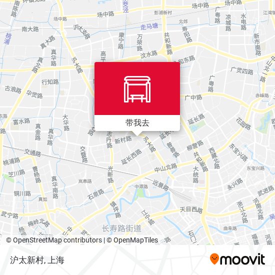 沪太新村地图