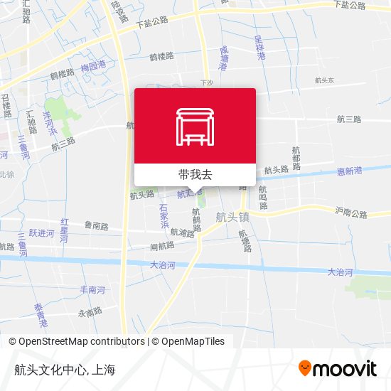 航头文化中心地图