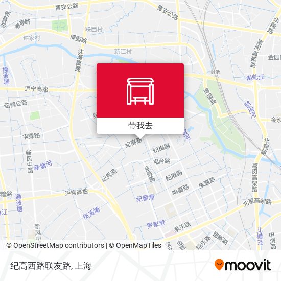 纪高西路联友路地图