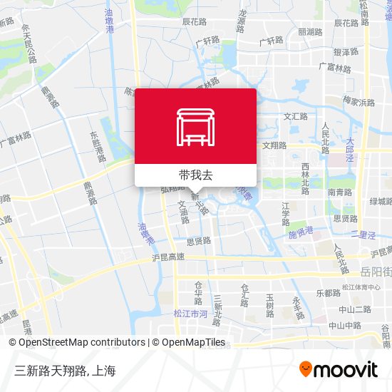 三新路天翔路地图