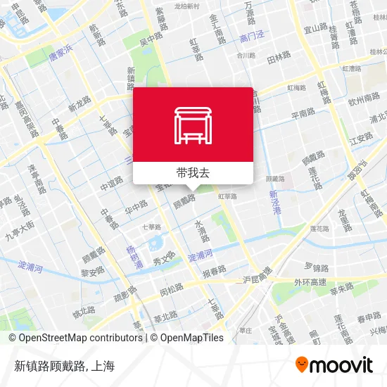 新镇路顾戴路地图