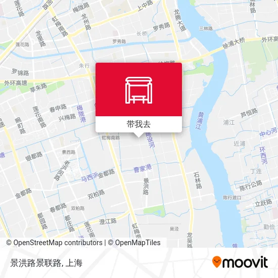 景洪路景联路地图