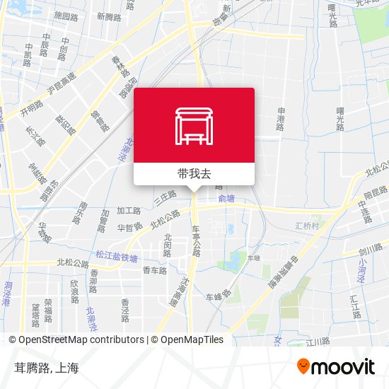 茸腾路地图