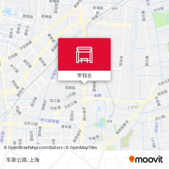 车新公路地图