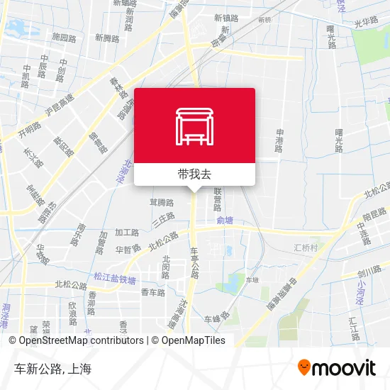 车新公路地图