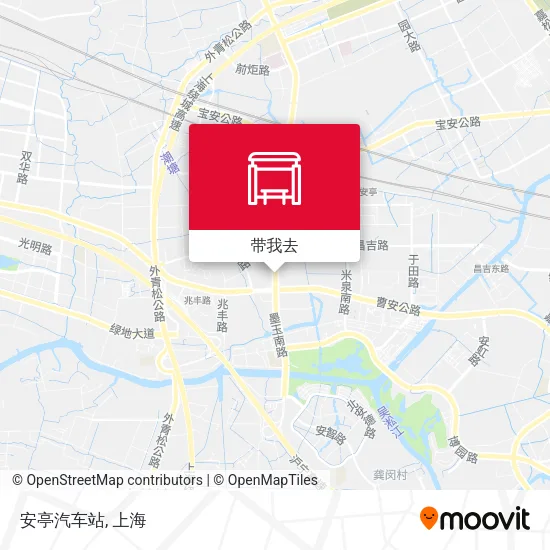 安亭汽车站地图