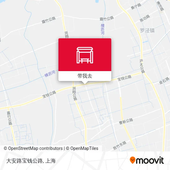 大安路宝钱公路地图