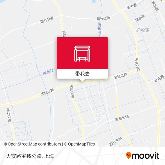 大安路宝钱公路地图