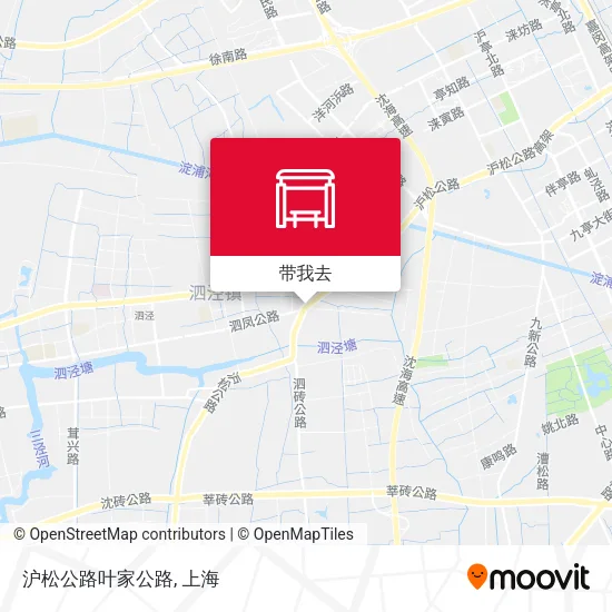 沪松公路叶家公路地图