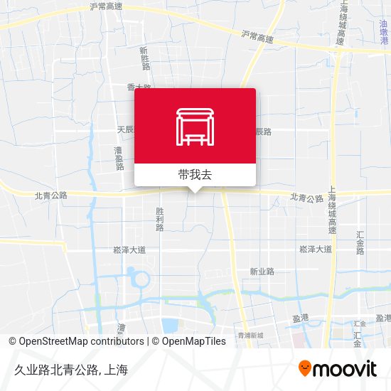 久业路北青公路地图