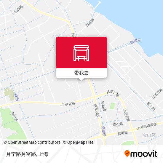 月宁路月富路地图