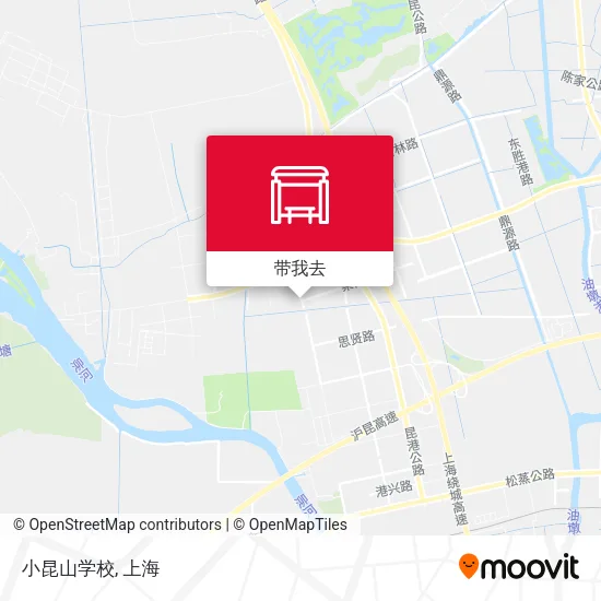 小昆山学校地图
