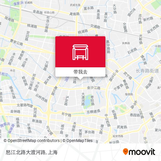 怒江北路大渡河路地图