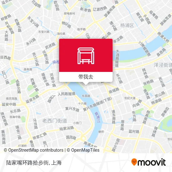 陆家嘴环路拾步街地图