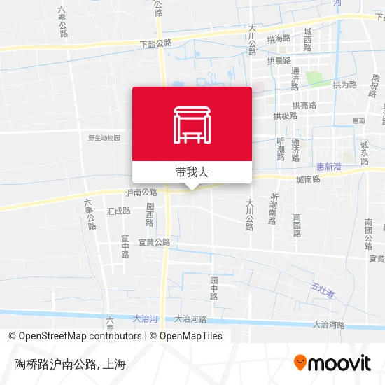 陶桥路沪南公路地图