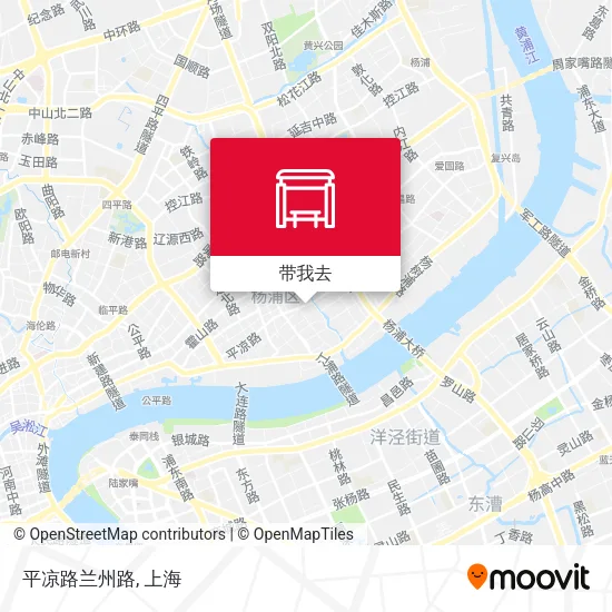 平凉路兰州路地图