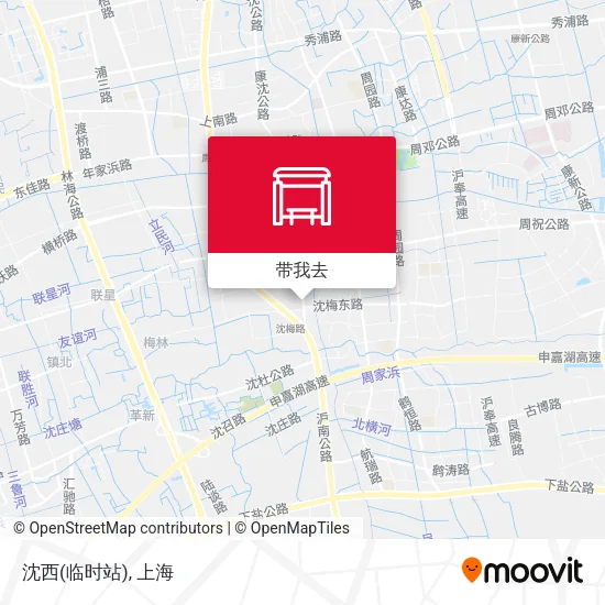 沈西(临时站)地图