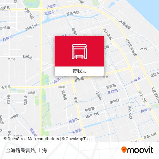 金海路民雷路地图