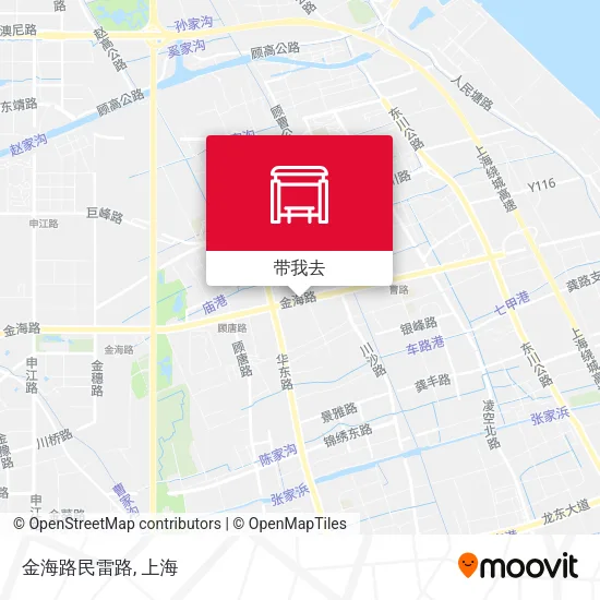 金海路民雷路地图