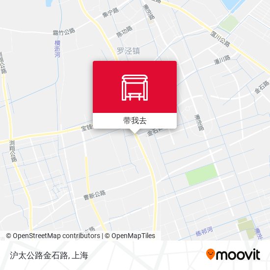 沪太公路金石路地图