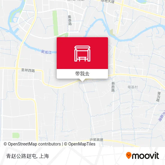 青赵公路赵屯地图