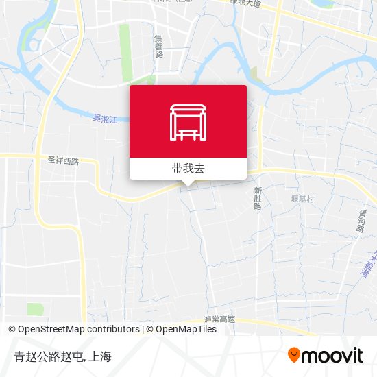 青赵公路赵屯地图