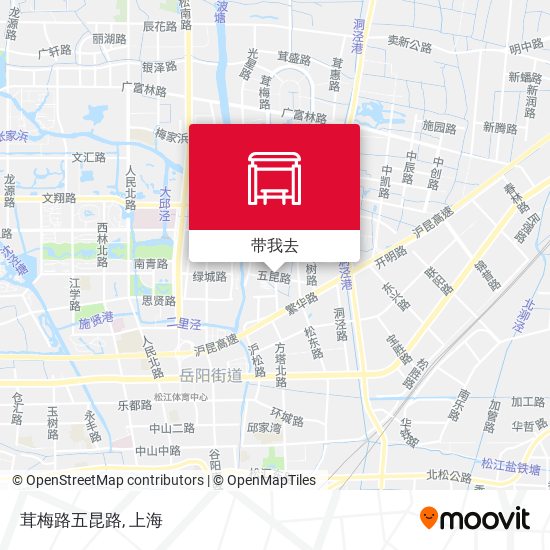 茸梅路五昆路地图