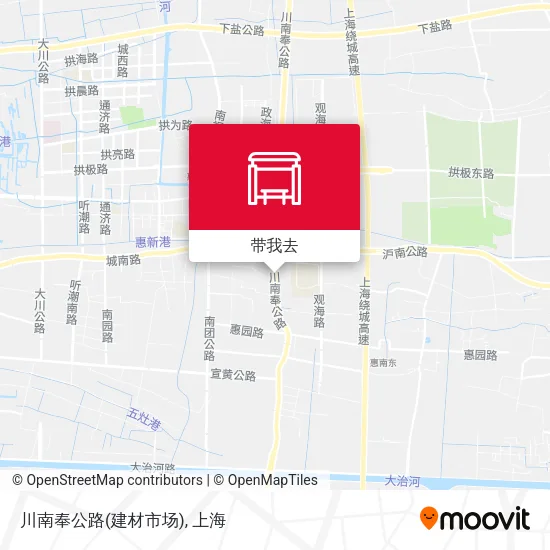 川南奉公路(建材市场)地图