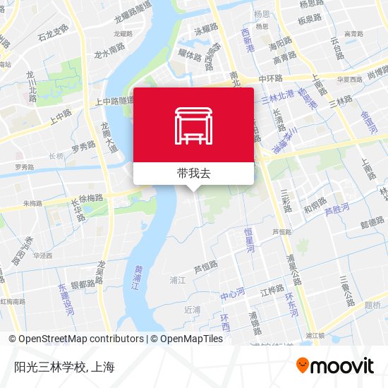 阳光三林学校地图