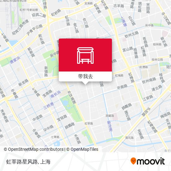 虹莘路星风路地图