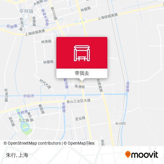 朱行地图